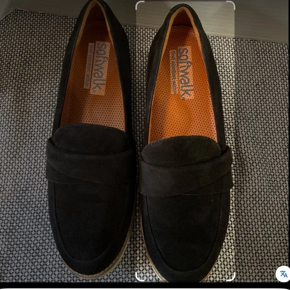 SoftWalk Walsh Black Suede Sli -On Loafers size 8.5.‎ Preppy,career,minimalist - Picture 10 of 15
